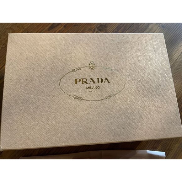 Prada Pumps Shoes Brown Heels US 12 EU 42 New In Box - Picture 2 of 4